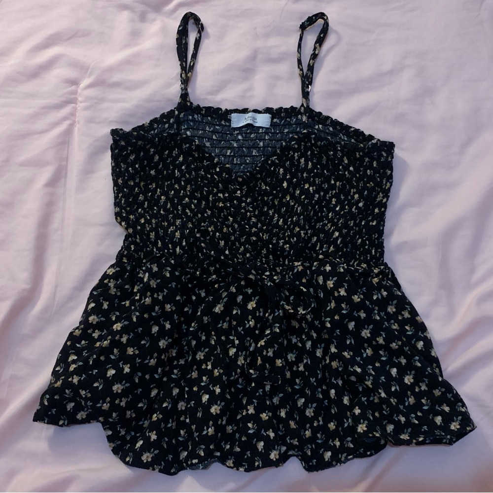 Active USA Black and White Camisole Top